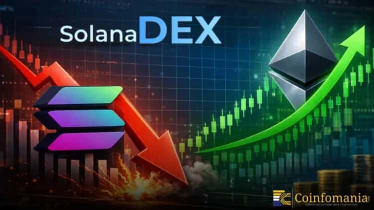 Solana DEX Volumes Crash As Ethereum Gains Ground