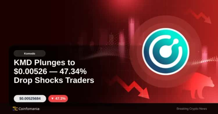 KMD Plunges to $0.00526 — 47.34% Drop Shocks Traders
