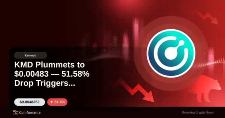 KMD Plummets to $0.00483 — 51.58% Drop Triggers Concerns