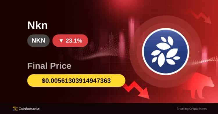 NKN Price Plunges 23.11%: Market Turbulence Strikes