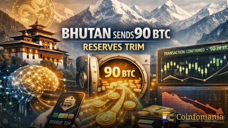 Bhutan Sends 90 BTC as Reserves Continue to Trim