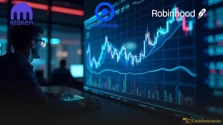 Coinbase, Kraken, Robinhood Revive Push for Stock Market on Blockchain 