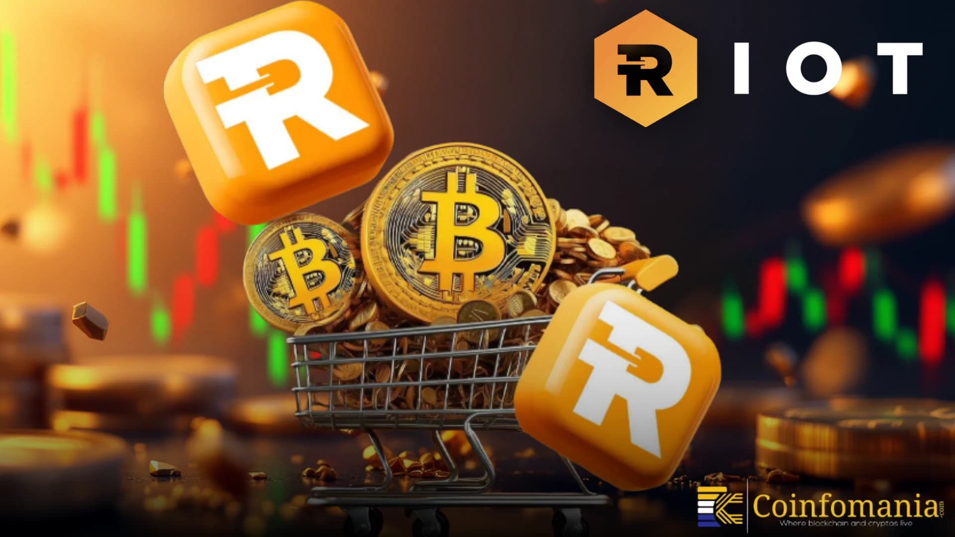 Riot vend 500 BTC pour 34,87 millions de dollars
