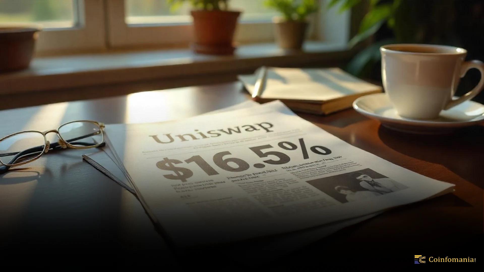 Uniswap’s $165.5M Funding Triggers 10% UNI Price Surge – Fee Switch Nears!