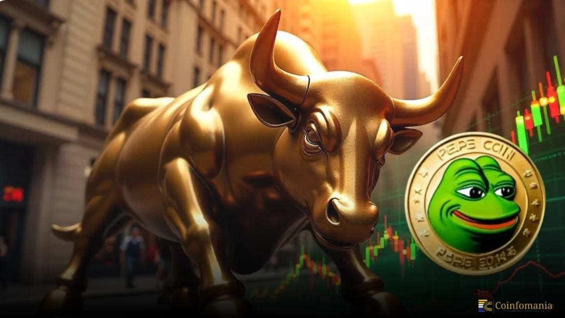 PEPE Coin Approaches Breakout as Whale Interest Grows and Bullish Cup and Handle Pattern Forms