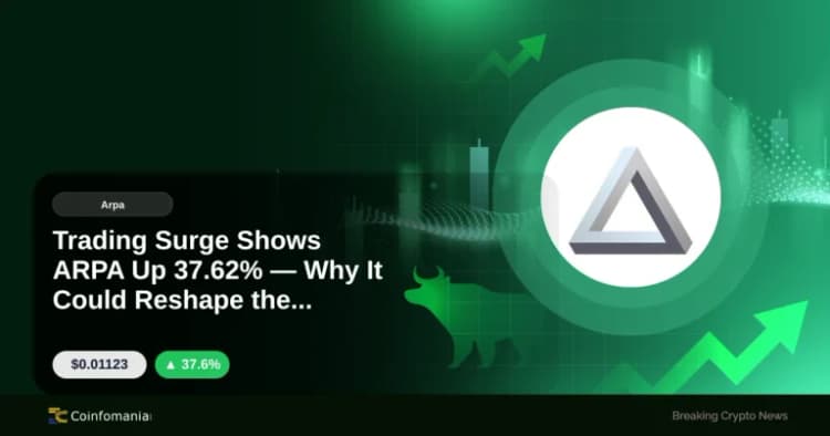 Trading Surge Shows ARPA Up 37.62% — Why It Could Reshape the Market