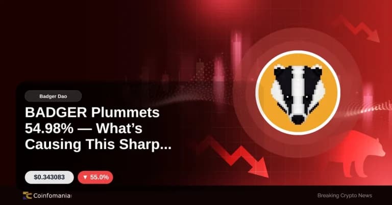 BADGER обрушился на 54.98% — что стало причиной этого резкого падения?