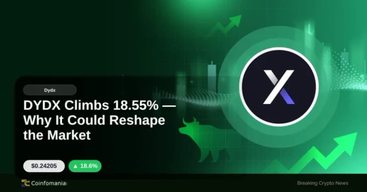 DYDX sube 18,55% Por qué podría remodelar el mercado