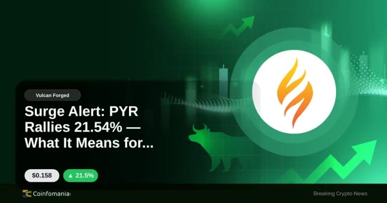 Alerte de surtension: le PYR augmente de 21,54% Ce que cela signifie pour les traders