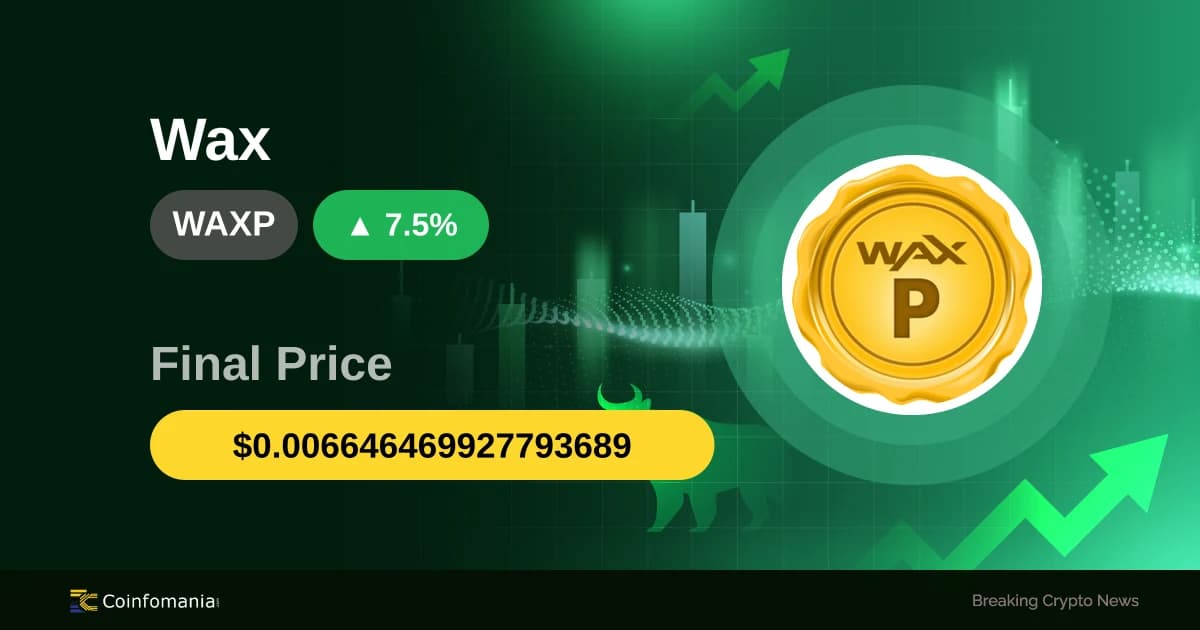WAXP on Fire: 9.21% Surge Sparks Trader Excitement