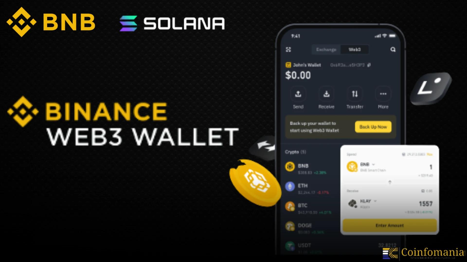 Binance Unveils Web Wallet On‑Chain Trading on BNB and Solana