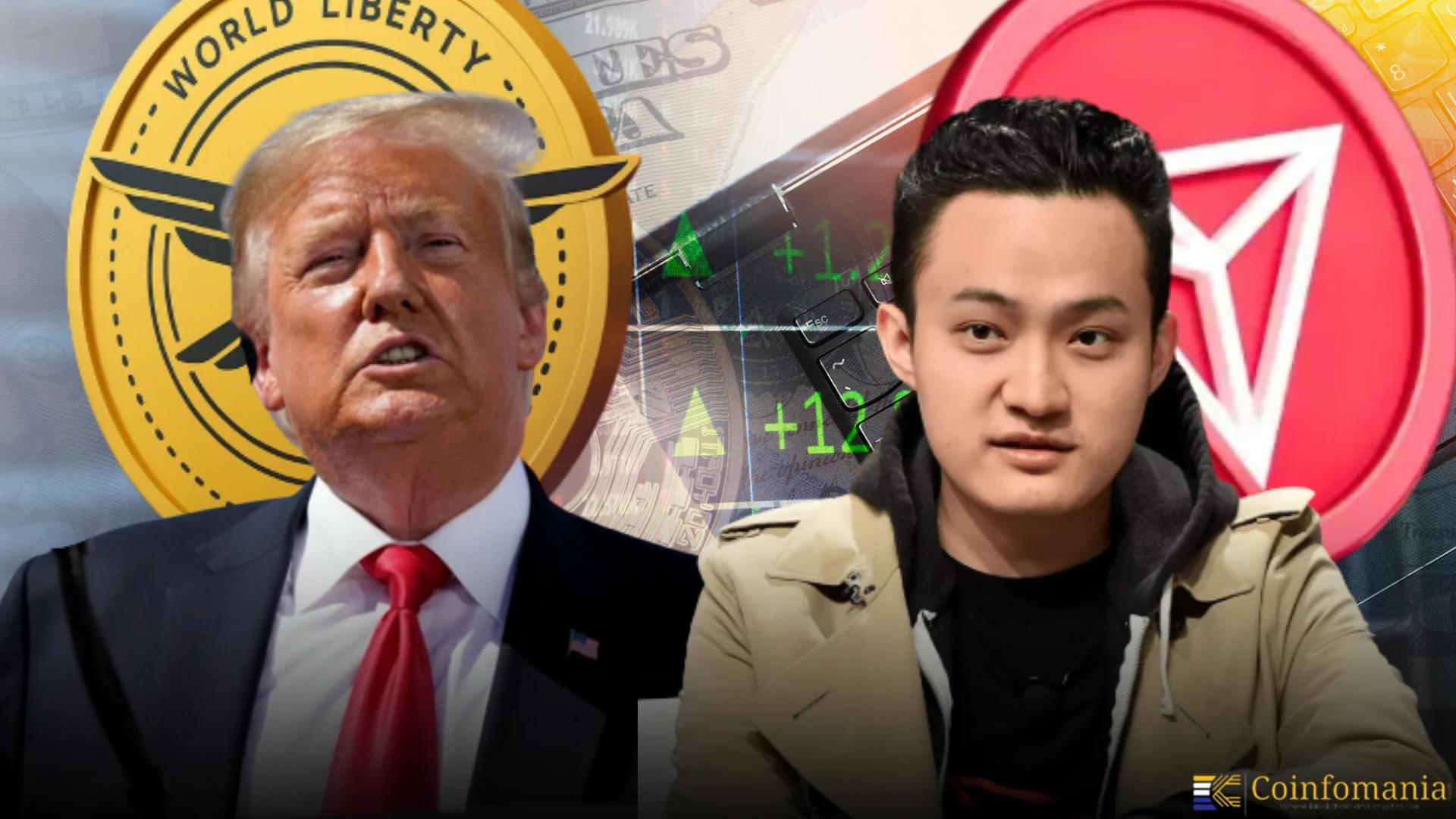 WLFI Boosts Trump Fortune $5B While Sun Expands TRON Stablecoin