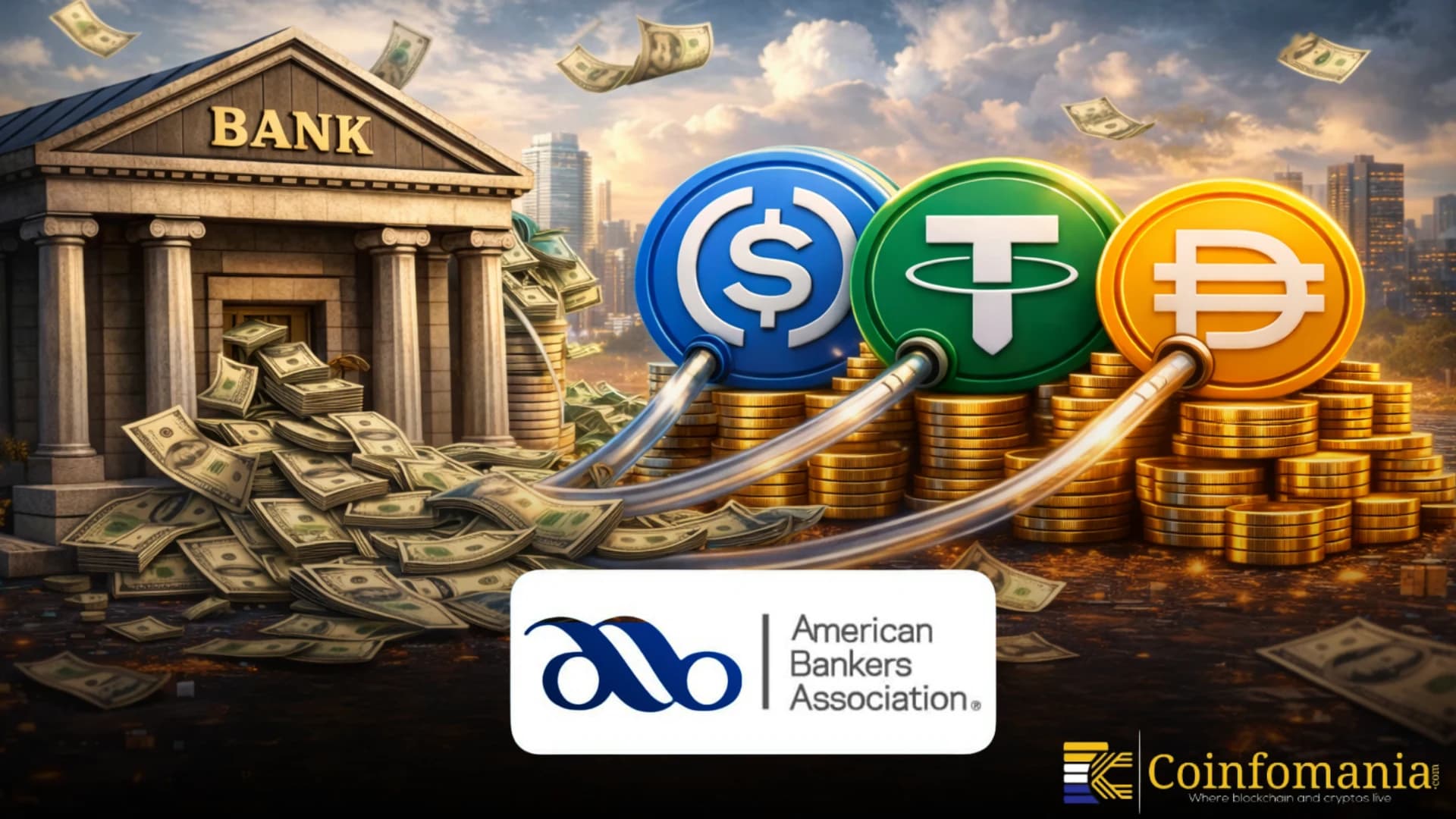 جمعية المصرفيين الأمريكيين تحذر من أن العملات المستقرة قد تستنزف الودائع من البنوك المحلية