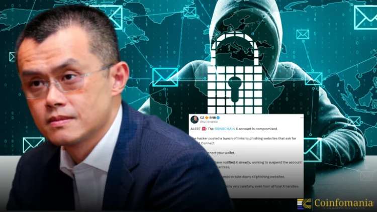 BNB Chain’s Official X Account Hacked, CZ Warns of Phishing Links