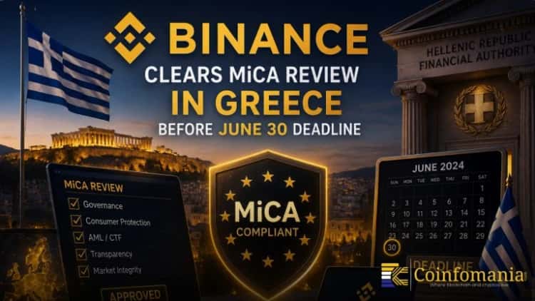 Binance Clears MiCA Review in Greece Before June 30 Deadline