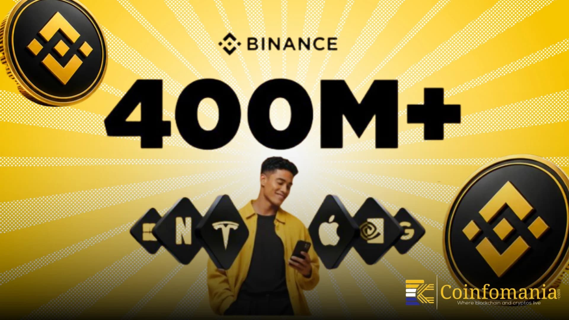 Binance Investors Pour $400M Into Stocks