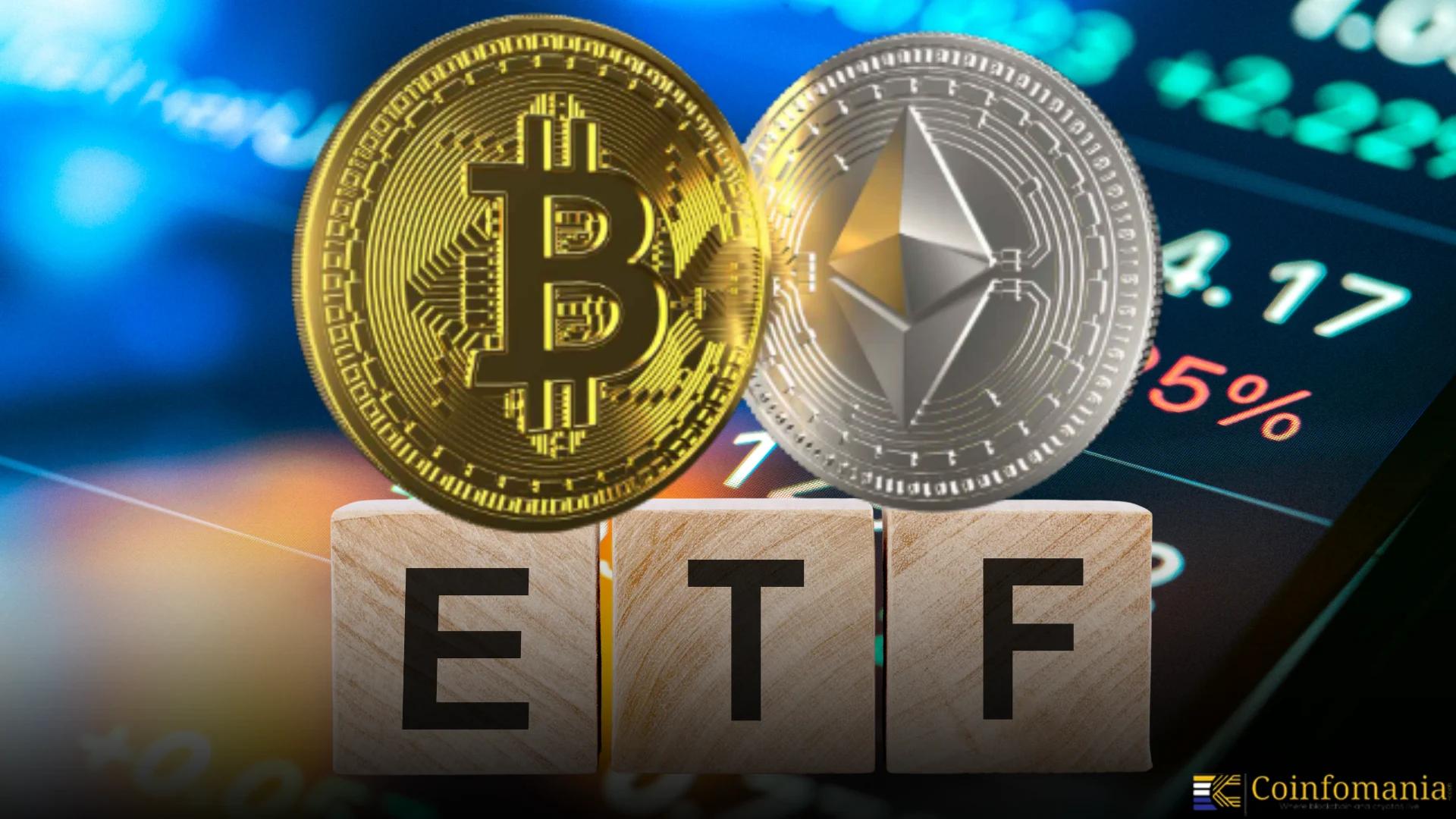 Bitcoin ETFs See $333M Inflows as Ethereum ETFs Face $135M Outflows