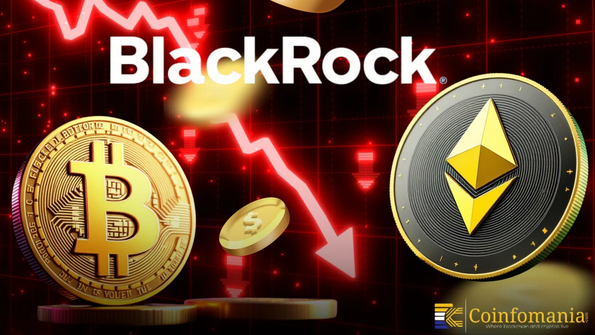 BlackRock Sees Net Outflows From Bitcoin and Ethereum ETFs