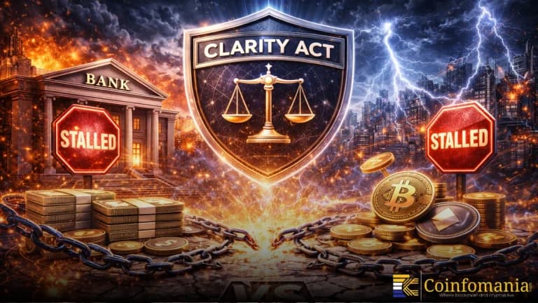 CLARITY Act Stalled Again — Banks vs Crypto Still Unresolved