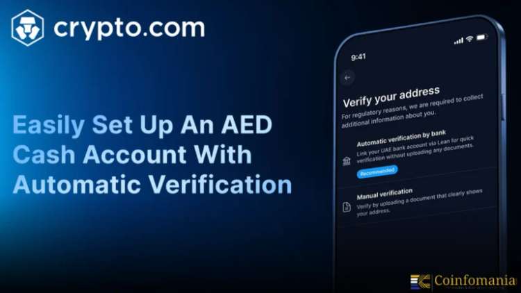 Crypto.com Launches AED Cash Accounts in UAE With Instant Setup