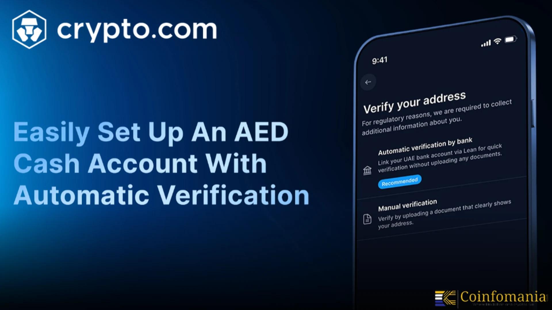 Crypto.com Launches AED Cash Accounts in UAE With Instant Setup