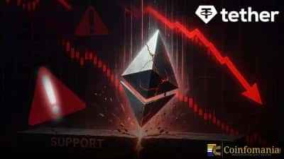 อีเธอเรียมเผชิญความเสี่ยงที่จะสูญเสียตำแหน่งที่สองเมื่อเทเดอร์เข้ามาใกล้