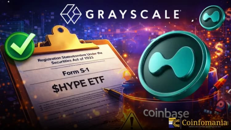 Grayscale reicht S-1 für $HYPE ETF mit Coinbase Custody ein