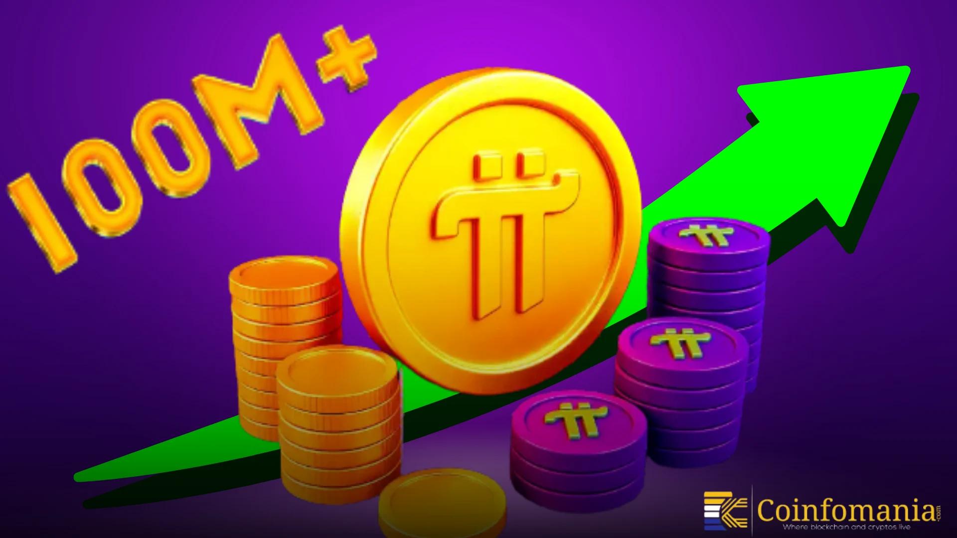 Pi Network Breaks 100M Downloads, Surpasses Coinbase and OKX