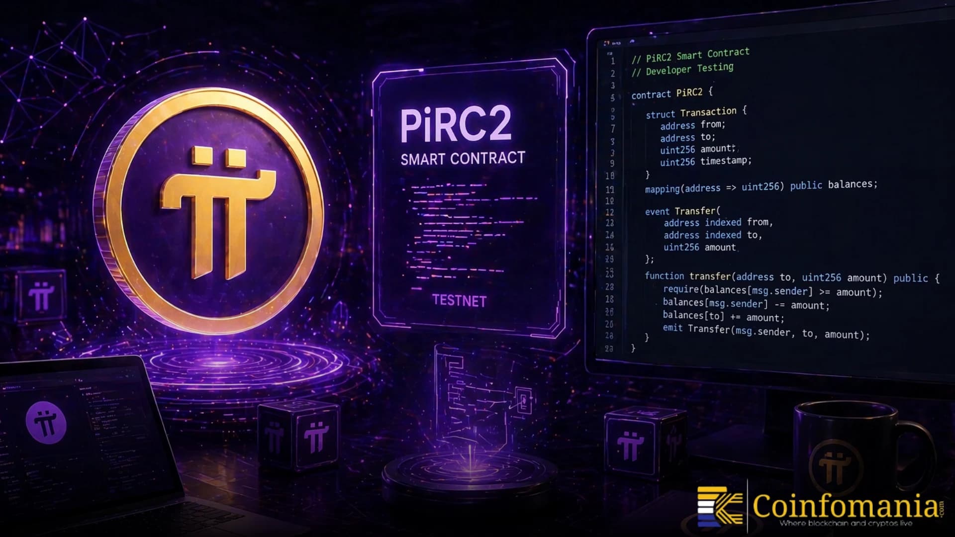 Pi Network Releases PiRC2 Smart Contract for Developer Testing