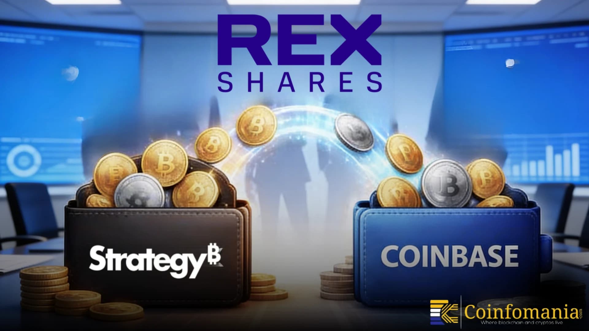 REX Shares Launches GIF ETF Tied to Coinbase and Strategy