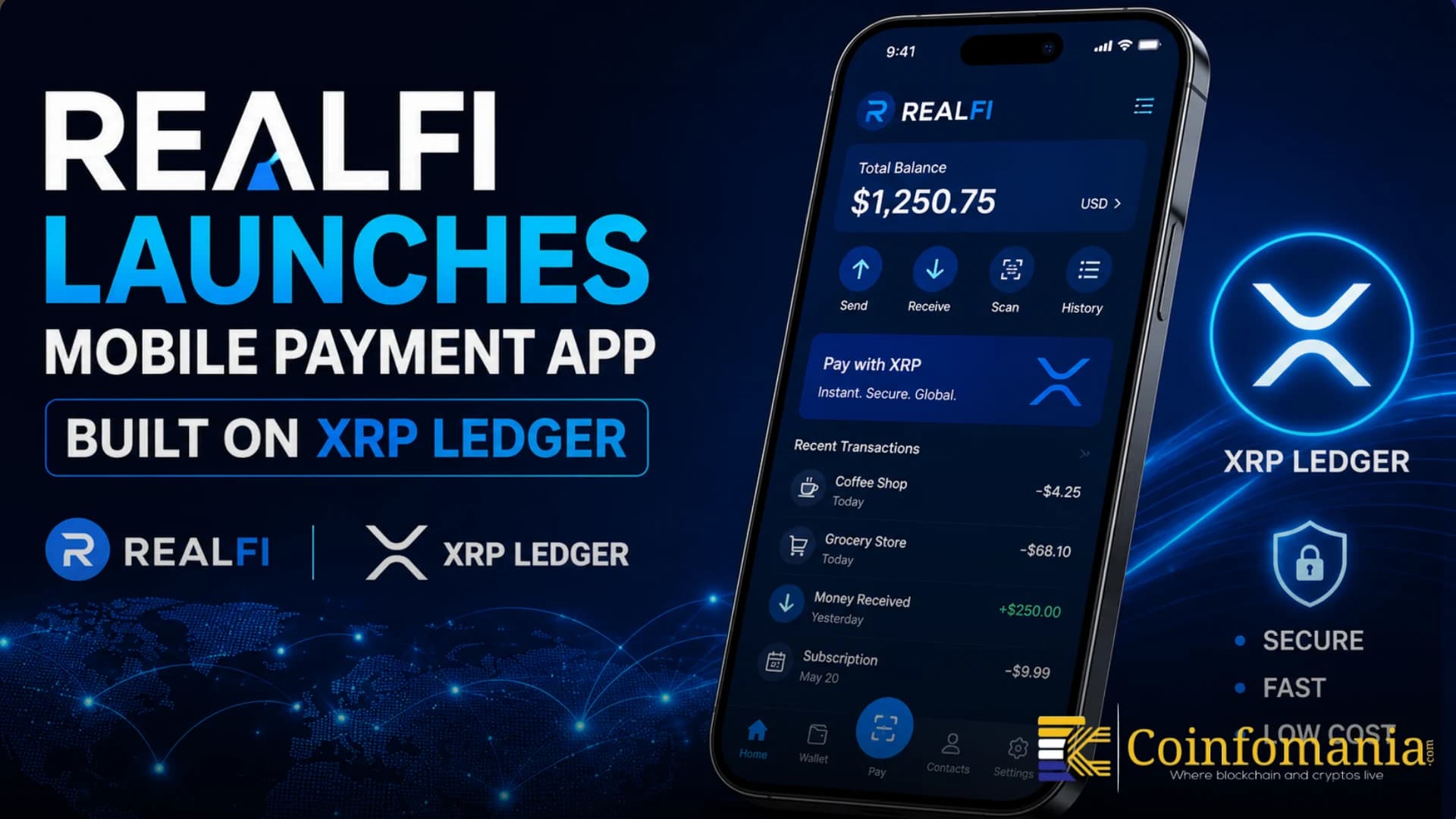 RealFi Launches Mobile Payment App Built on XRP Ledger