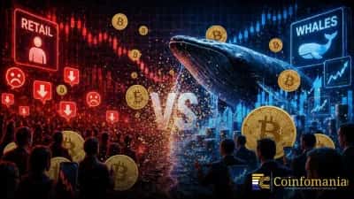 هل تشير الفجوة بين المستثمرين الأفراد والحيتان إلى إعداد خطر في سوق العملات الرقمية؟