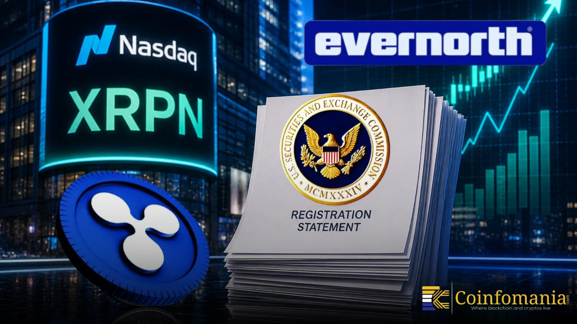إيفرنورث المدعومة من ريبل تقدم مستندات SEC لإدراج XRPN في ناسداك
