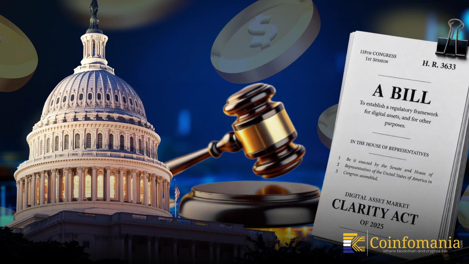 Senate Drops 309-Page Clarity Act Draft — Vote Comes Thursday