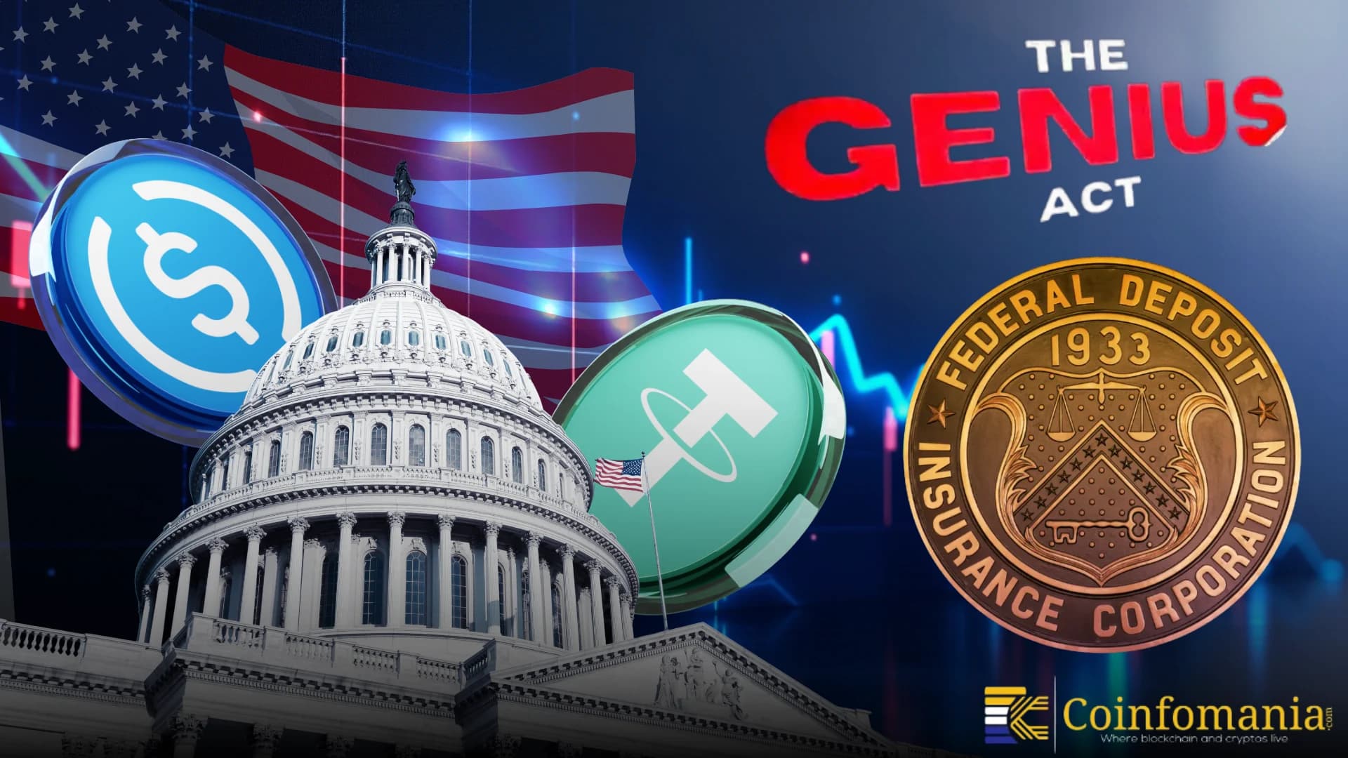 Les stablecoins exclus de l’assurance FDIC dans le cadre de la loi GENIUS