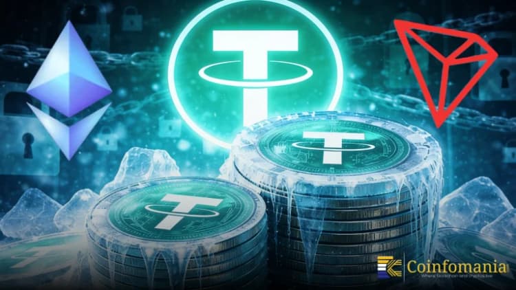 Tether заморозила $515 млн на 371 адресе за 30 дней
