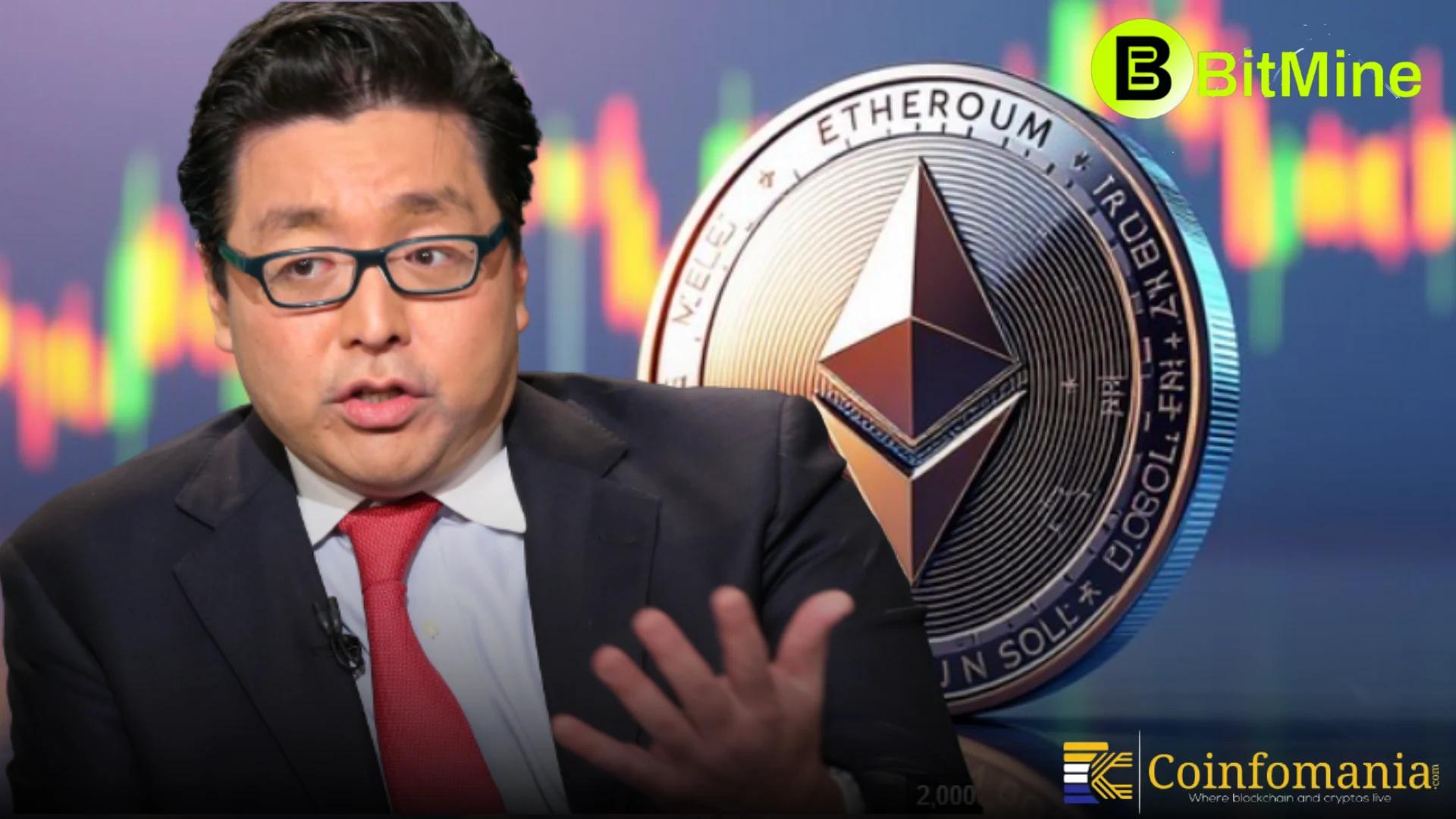 Tom Lee Associated Firm Bitmine Buys 13,412 ETH, On-Chain Data Shows