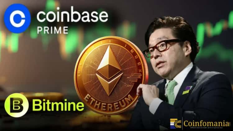 Tom Lee’s BitMine Stakes $141.95M ETH via Coinbase Prime