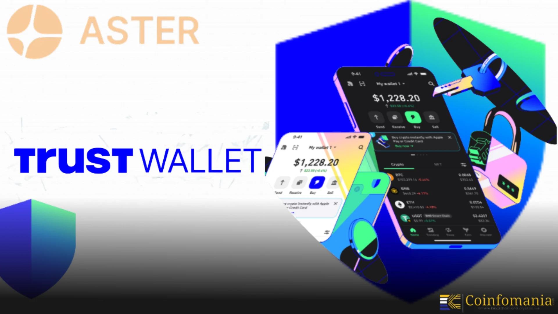 Trust Wallet Launches Perpetual Contracts With ASTER DEX