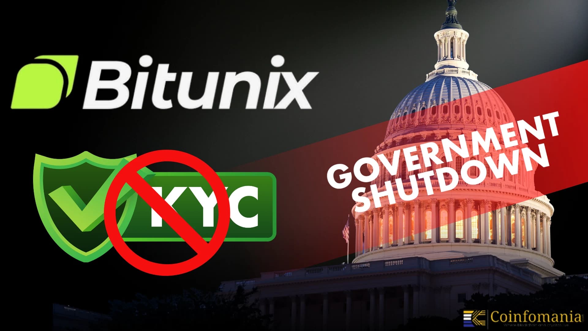 U.S. Government Shutdown Risks Delay Crypto Policy, Bitunix Pushes No-KYC Bonuses