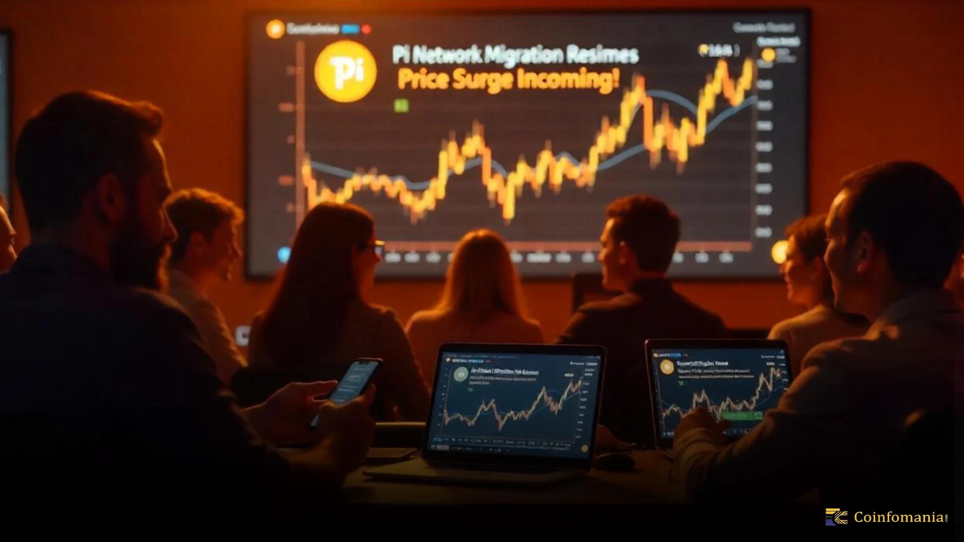 BREAKING: Pi Network Restarts Mainnet Migration — Pi Coin Price Poised to Surge 45% By April!