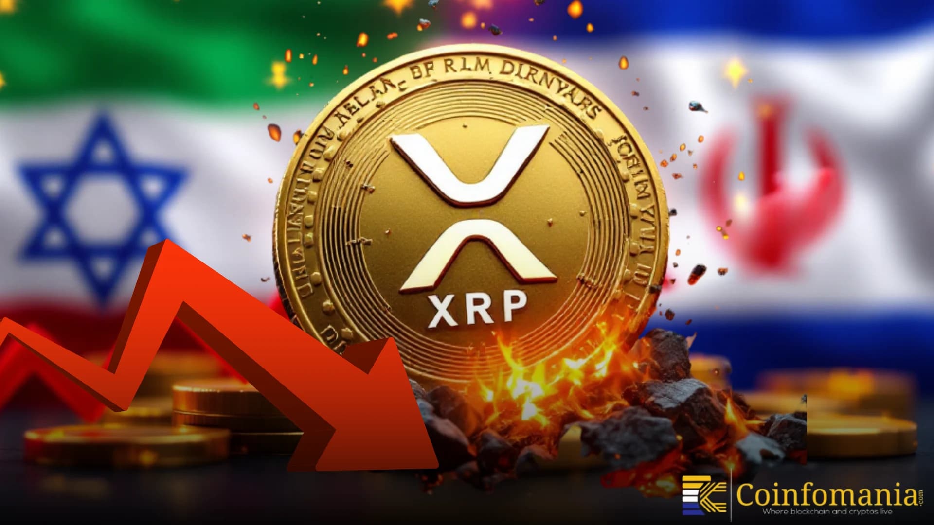 XRP Falls as US-Israel Strikes Iran Spark Market Risk Off