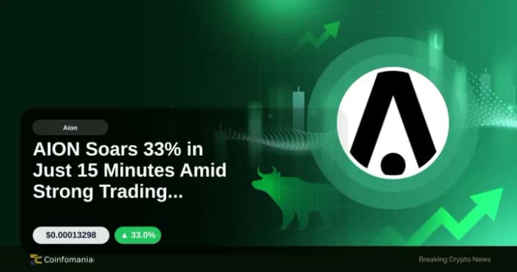 AION Soars 33% in Just 15 Minutes Amid Strong Trading Action