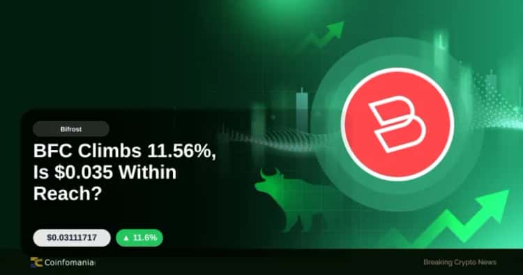 BFC Climbs 11.56%, Is $0.035 Within Reach?