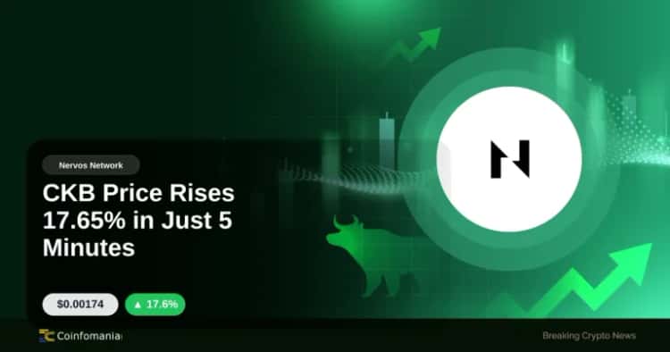 CKB Price Rises 17.65% in Just 5 Minutes