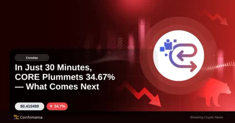 In Just 30 Minutes, CORE Plummets 34.67% — What Comes Next