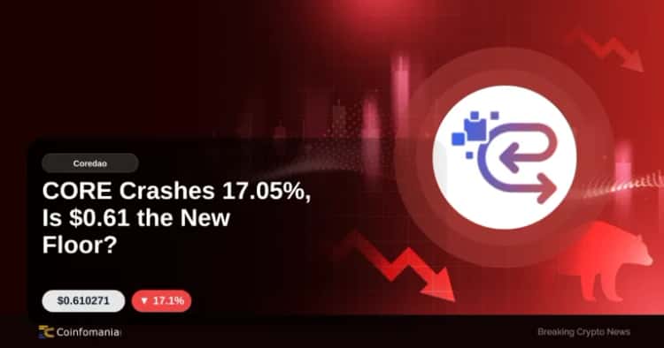 CORE Crashes 17.05%, Is $0.61 the New Floor?
