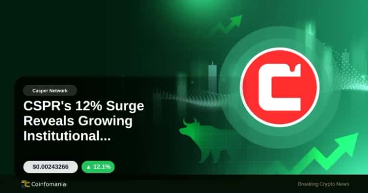 CSPR’s 12% Surge Reveals Growing Institutional Interest