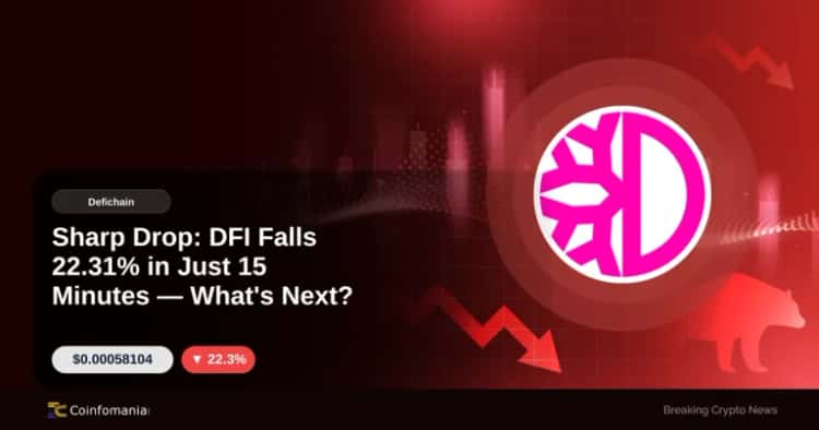 Sharp Drop: DFI Falls 22.31% in Just 15 Minutes — What’s Next?