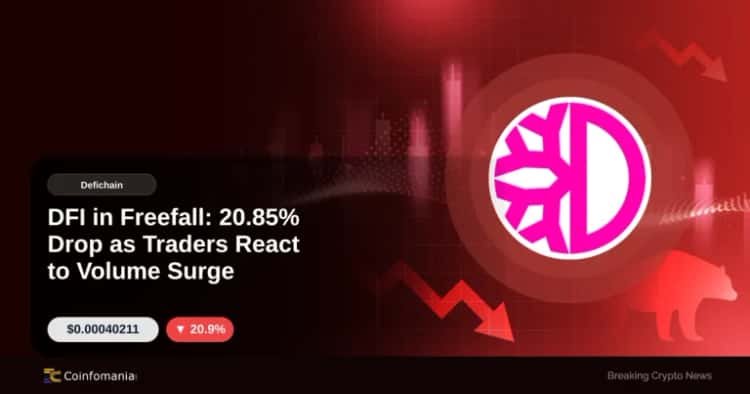DFI in Freefall: 20.85% Drop as Traders React to Volume Surge